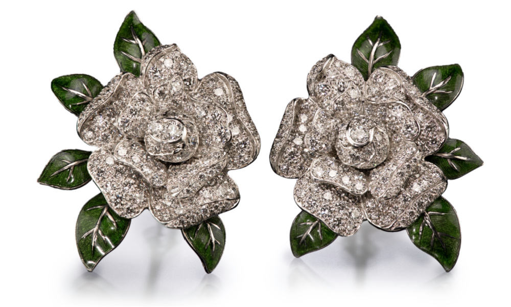 Oscar Heyman earrings from Tiina Smith