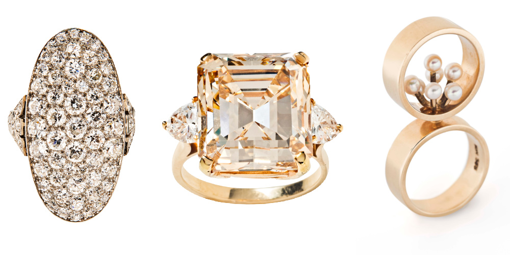 Three extraordinary rings from Tiina Smith.