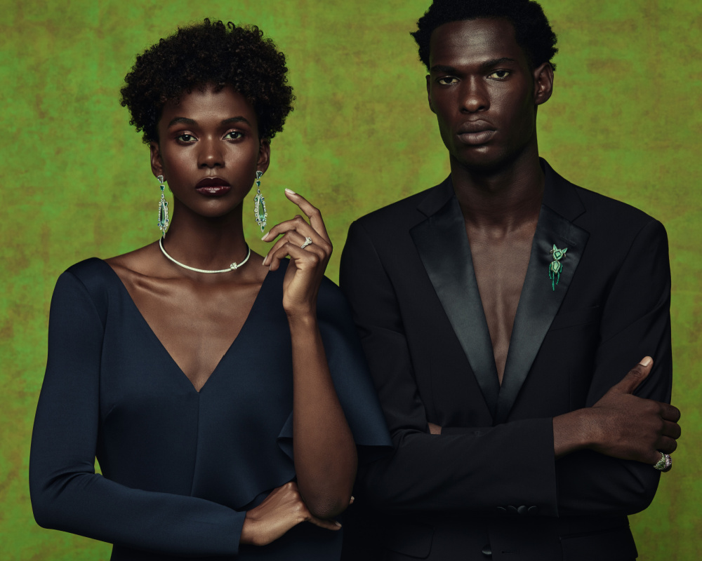 Sotheby's Brilliant & Black is an exhibition of work by Black jewelers. Image Courtesy of Menelik Puryear
