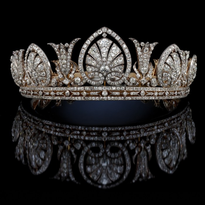 The Derby Tiara, probably Skinner & Co., circa 1890, Tiaras exhibition at Sotheby’s, June 2022
