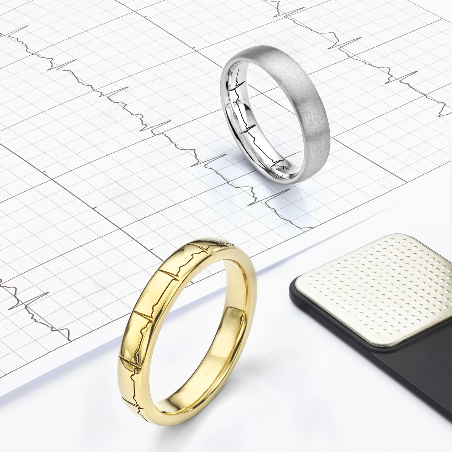 When to order your wedding rings, showing heartbeat rings taking around 5-6 weeks to create