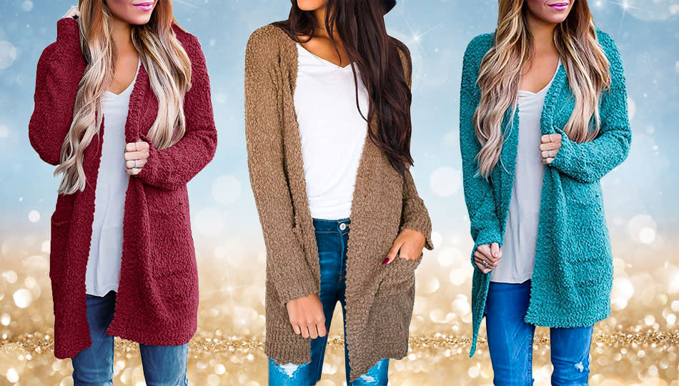 This sweater is so cozy, you'll wear it 24/7. (Photo: Amazon)